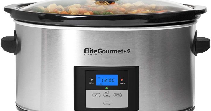 Crock-Pot® Stainless Steel Countdown Programmable Slow Cooker