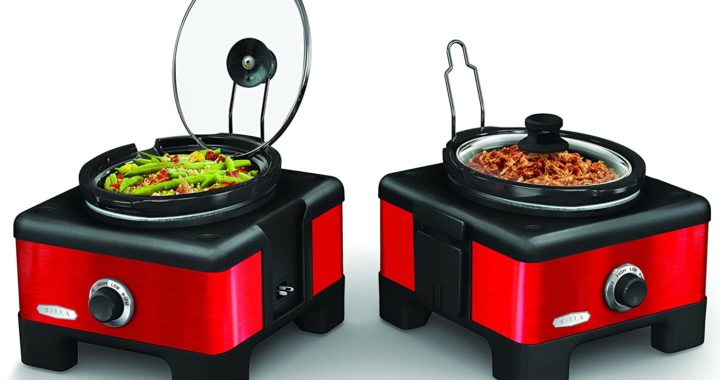 Bella Set of 3 Linkable 2.5Quart Slow Cookers 