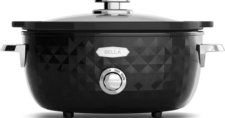 Bella BLA13898 Diamonds Collection Manual Slow Cooker Black