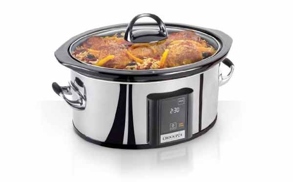 Crock-Pot® Stainless Steel Countdown Programmable Slow Cooker