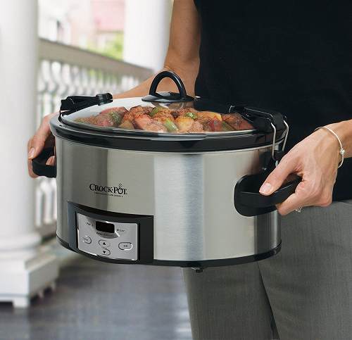 Kalorik SC41175SS Stainless Steel 8qt. Digital Slow Cooker with